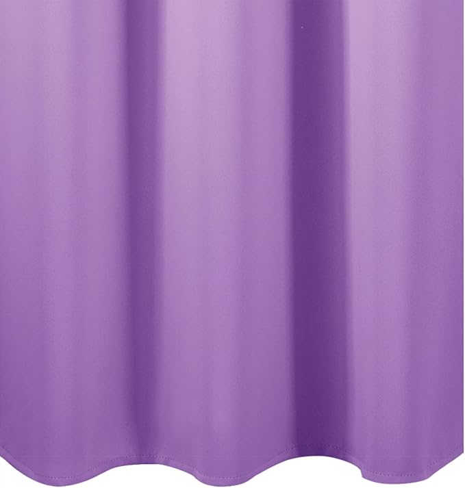 LEMOMO Lavender Blackout Curtains 34 x 63 Inch Length/Set of 2 Curtain Panels/Thermal Insulated Room Darkening Blackout Curtains for Bedroom