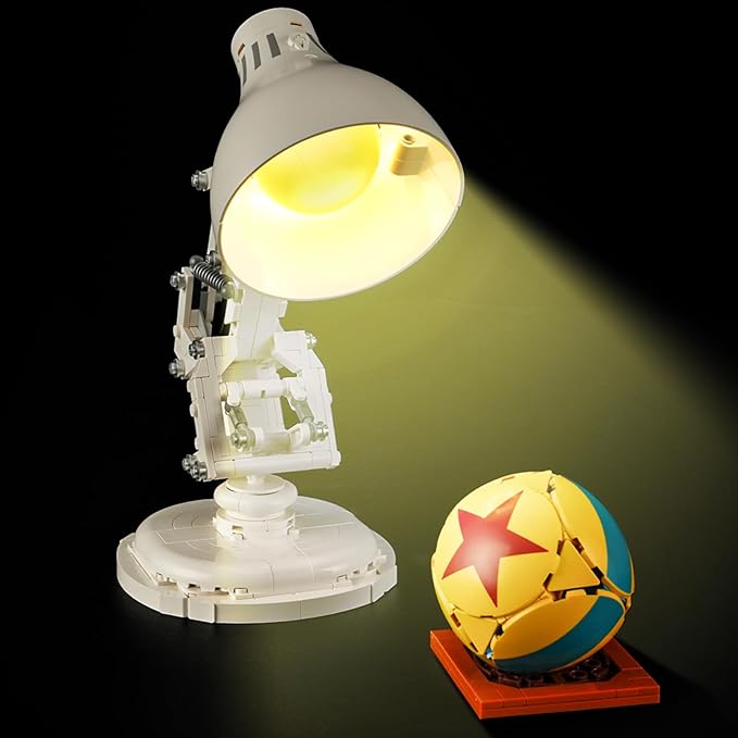 LED Light Kit for Lego 21357 Pixar Luxo Jr. Building Set, Compatible with Lego 21357 Building Blocks Model(Not Include Blocks Set)