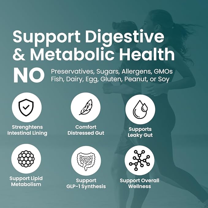UpNourish Probiotics for GLP-1 Support, 5 Billion TFU Akkermansia Muciniphila for Digestive Health, Leaky Gut, Immunity and Metabolic Health, Prebiotics and Probiotics for Women and Men, 60 Capsules