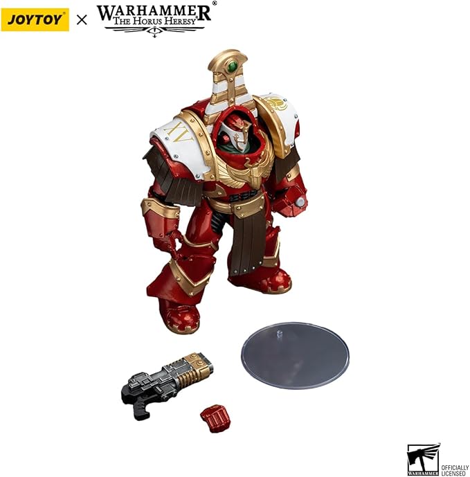 JOYTOY Warhammer 40K Thousand sons 5.35in Sekhmet Terminator Cabal Sekhmet Volkite Charger and Power Fist 1:18 Scale Action Figure Mecha Joy Toy Collection Model