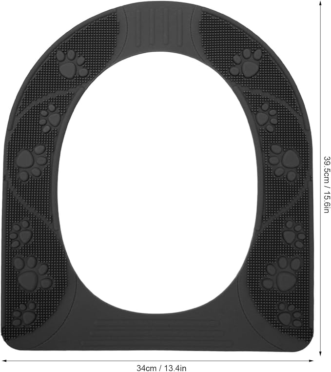 Reusable Toilet Seat Cover Universal Washable Silicone Non Slip Pad for Home and Travel Potty Toddler Covers Foldable Portable Camping Summer Training Toddlers Bags Stool Chairs