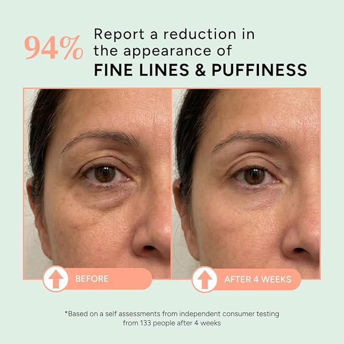 Eight Saints Skin Care All In Eye Cream, Natural and Organic Anti Aging Under Eye Cream to Reduce Puffiness, Wrinkles, and Under Eye Bags, Dark Circles Under Eye Treatment, 0.5 Ounces