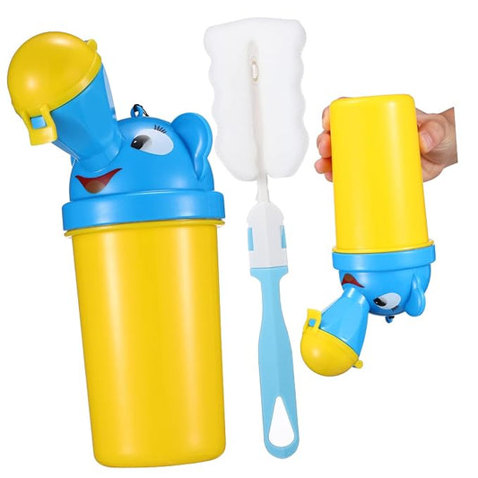 TOYANDONA Portable Travel Urinal for Toddlers Compact Lightweight Pee Training Potty Material for Camping Car Trips Boy Girl Emergency Toilet
