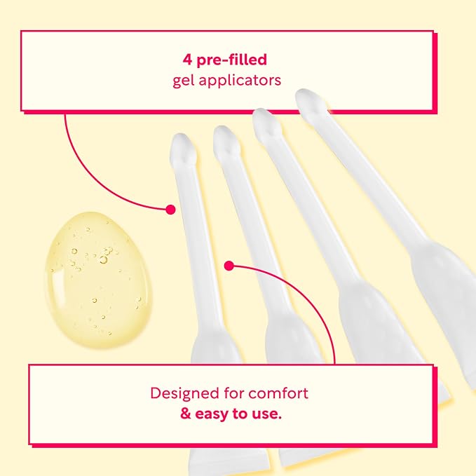 Rephresh Odor Eliminating Vaginal Gel, Fragrance Free, Balances Vaginal pH, Odor Control Up to 3 Days, 4 Pre-Filled Applicators (Pack of 2)