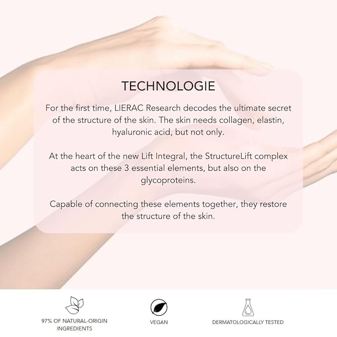 Lierac Lift Integral Under Eye Cream for Dark Circles - Firming Solution with Hyaluronic Acid, Collagen, Elastin, Tightens & Smoothes Wrinkles, Eye Cream for Wrinkles & Sensitive Skin - 15ml