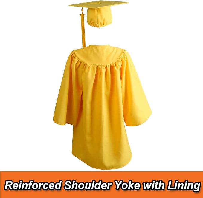 OSBO GradSeason Unisex Matte Kindergarten Graduation Gown Cap Tassel Set 2025