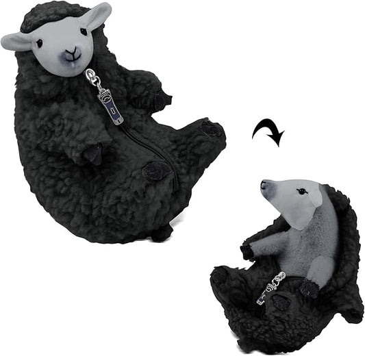 AGRIMONY Cute Shaved Sheep Stuffed Animals,Small Plushies Kawaii Lamb Plush Toys, Easter Valentines Mothers Day Birthday Christmas Funny Gifts Sheep Decor for Kids Girls Boys Teens Women
