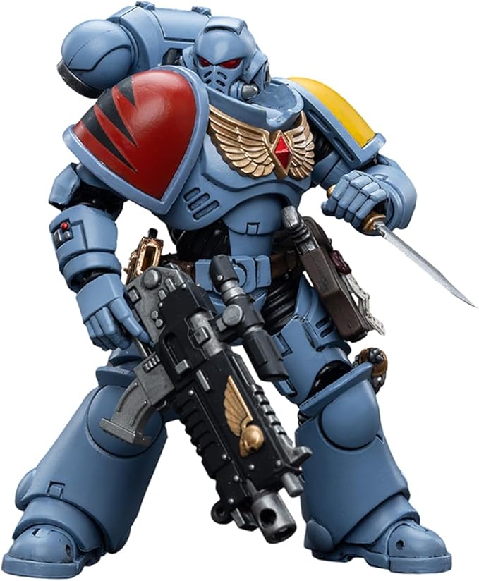 JOYTOY 1/18 Warhammer 40,000 Action Figure Space Wolves Intercessors, Warhammer 40K, Collection Model 4.2inch