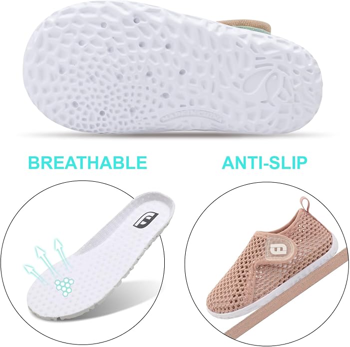 JOINFREE Baby Toddler Water Shoes Boys Girls Sandals Barefoot Kids Breathable Sneakers Shoes for Walking Running