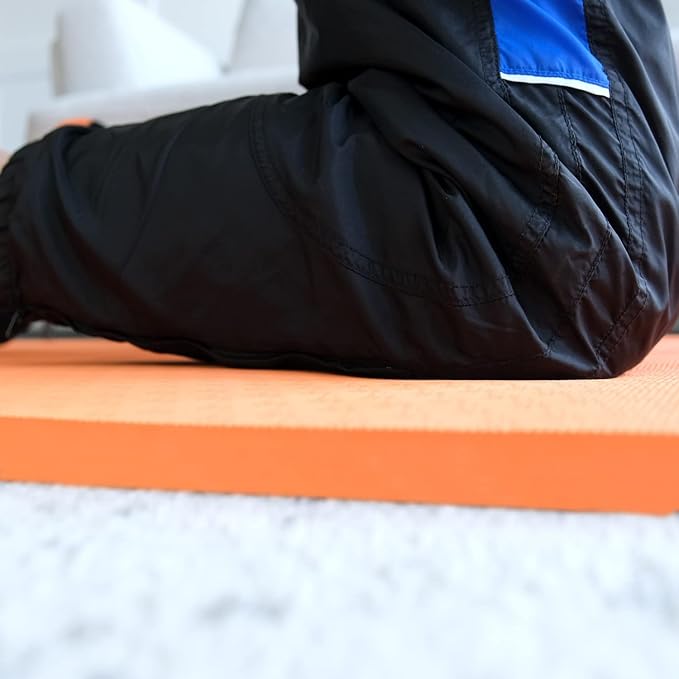 Hatha Yoga 4/5 inch TPE Yoga Mat Fitness & Exercise Mats Large Size 72"L x 32"W Non-Slip Anti-Tear For Women Men