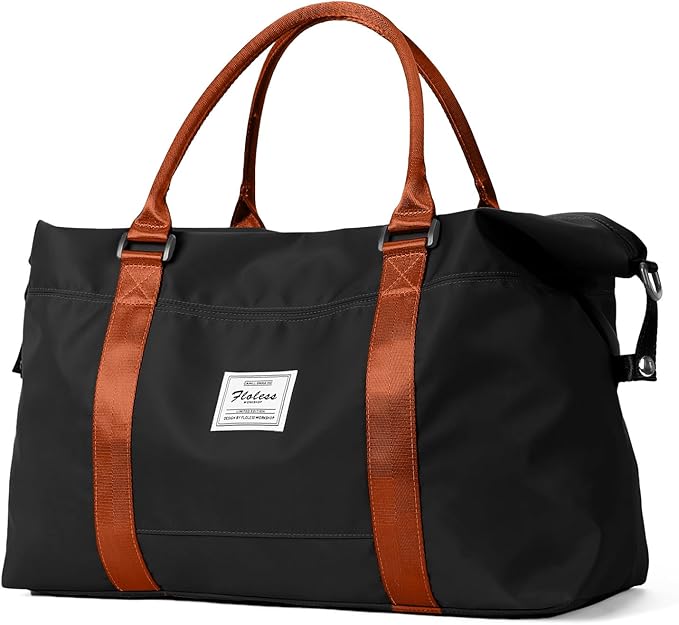 Travel Duffel Bag, Carry On Overnight Weekender Bags for Women | Travel Bag with Wet Pocket & Trolley Sleeve, For Spirit Airlines 18x14x8 Personal Item Bag
