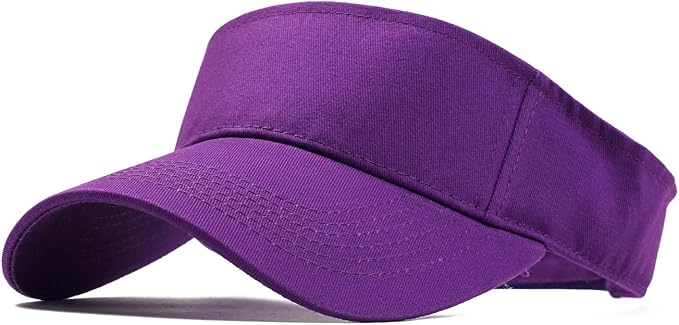 ANDICEQY Sports Sun Visor Hat, Sun Hat Visors for Women and Men for Outdoor | Adjustable Sun Visor Hats, Lightweight & Breathable, Cotton, Ideal for Running, Tennis, Golf, Outdoor Sports and Beach