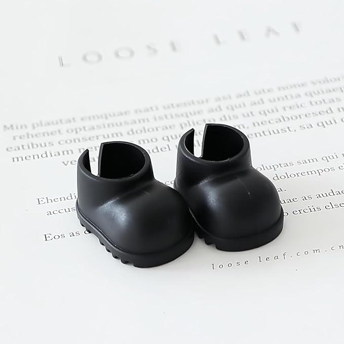 Clothes for Dolls Accessories, Stylish Kawaii Overalls Outfit Headphones Set 6 Pieces Suitable for 15cm 17cm Doll , Doll Hat Headset Boots Clothing Set Replacement