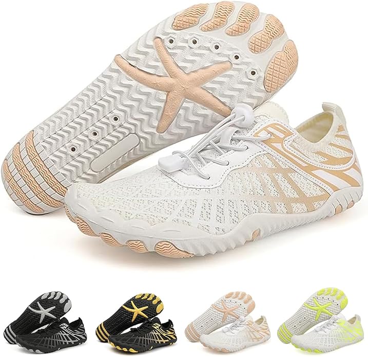 ELETON Barefoot Shoes Women Men Footwear, Wide Toe Box Hiking Zero Drop Non-Slip Quick-Dry River Boat Pool Beach Water Shoes, Lightweight Swimming Running Walking Sneakers Unisex