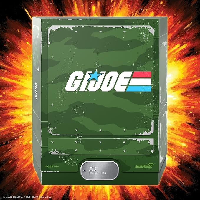 Super7 ULTIMATES! G.I. Joe Doc - 7" G.I. Joe Action Figure with Accessories Classic Cartoon Collectibles and Retro Toys