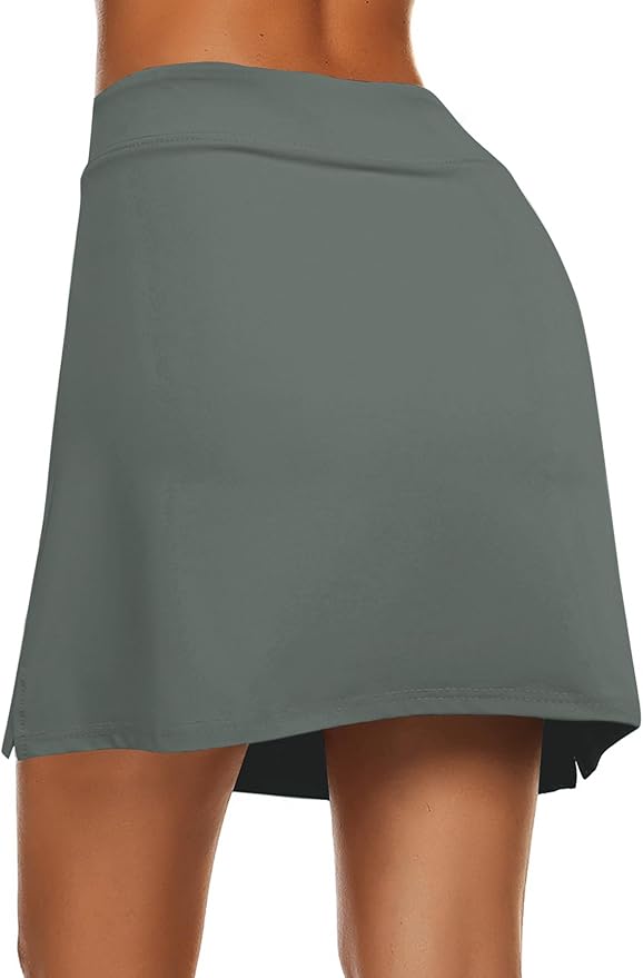 Ekouaer Women's Active Performance Skort Lightweight Skirt for Golf Tennis | Built-in Shorts, A Line, High Waisted, Tummy Control, Pickleball, Running, Workout, Sports, Skorts for Woman