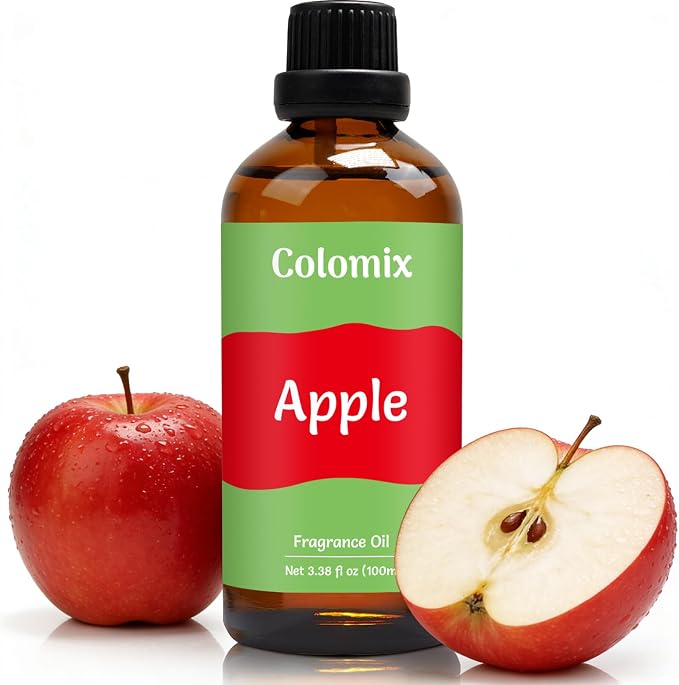Premium 100ml Apple Scented Candle Fragrance Oil – Natural and Long-Lasting Scents for Diffusers for Home| Fresh Scent Essential Oil for Aroma, Soap Making & More, Candle Scented Oil Gifts