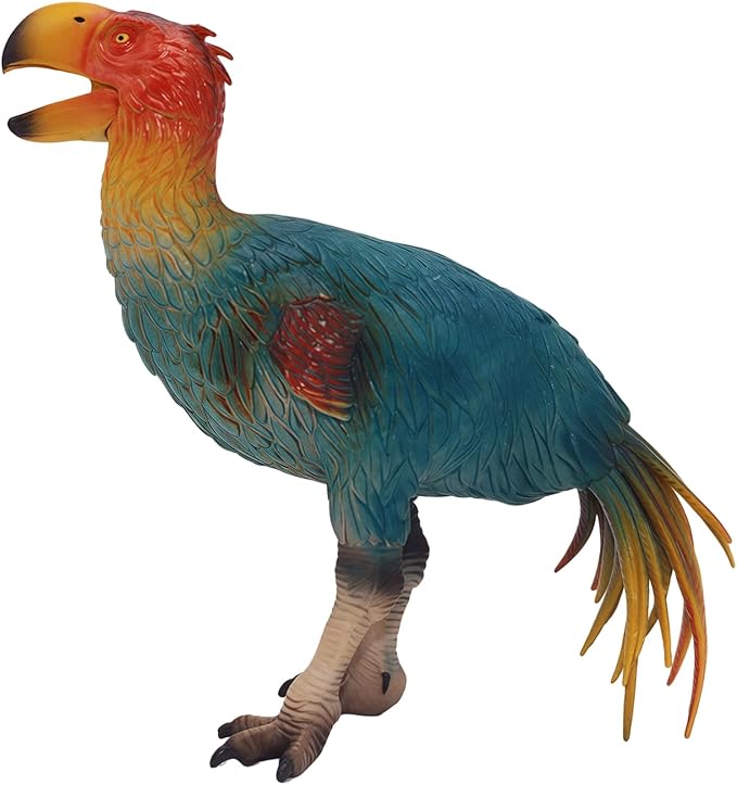 Gemini&Genius Brontornis Figurine Animal Toy, Prehistoric Bird Action Figure, Terror Bird, Collectible Brontornis Figurine Toy for Boys and Girls Gift (North American Thunderbird)