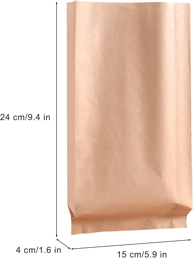 Sanitary Pad Disposal Bags, 100 Count, Waterproof, Odor Controlling, Eco-Friendly Kraft Paper Bags