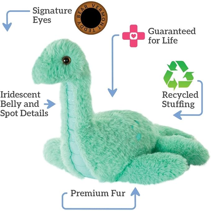 Vermont Teddy Bear Stuffed Dinosaur - Sea Animal Plush, 18 Inch