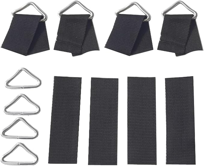 mollensiuer 16Pcs Trampoline Triangle Buckle Trampoline V-Rings Replacement Trampoline Accessories Trampoline Mat Parts Replacement Repair Supplies for Trampoline Replacement Repair
