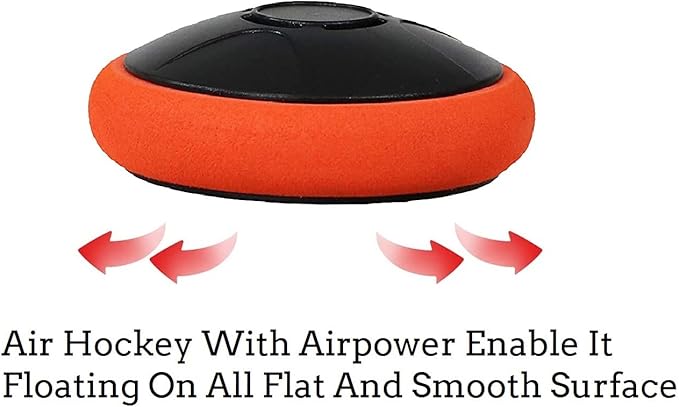 Rechargeable Hover Air Hockey Puck and Paddles, Hover Puck for Any Flat Surface, 2Pcs Air Hockey Strikers