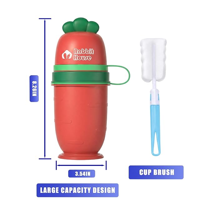 Cute Portable Urinal for Toddlers Boys and Girls, with Clean Brush, Emergency Toilet Pee Bottle Pee Cup for Toddler Car Travel, Camping, Outside, Toddler Urinals for Potty Training (Arthur Red)