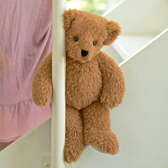 Vermont Teddy Bear Classic Teddy Bear – 13 Inch Almond Brown Bears Stuffed Animals, Super Soft Teddy Bear, Great Gift for All Ages