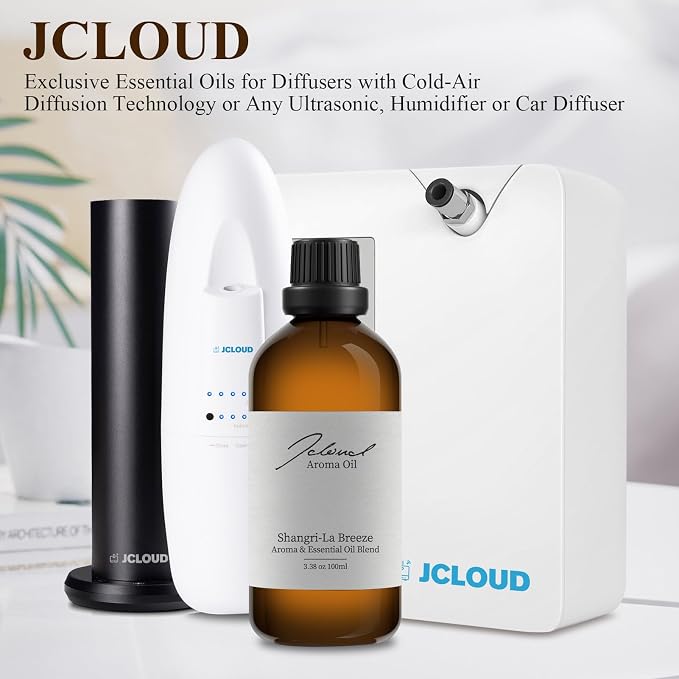 JCLOUD Shangri-La Breeze Essential Oil Inspired by Shangri-La Hotel | Hotel Scent - Pure Aromatherapy Diffuser Oil with Cedarwood and Sandalwood, Home Luxury & Hotel Scents for Diffuser - 100mL
