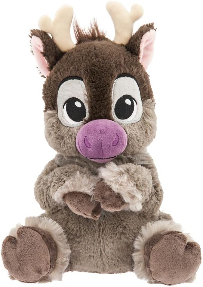 Disney Store Official Sven Plush with Blanket Pouch - Frozen- Disney Babies Plushy in Baby Swaddle - Kids Toy for Those who Love Plush Figure Toys, Cute Plushies, & Baby Stuffed Animals - Small - 12"