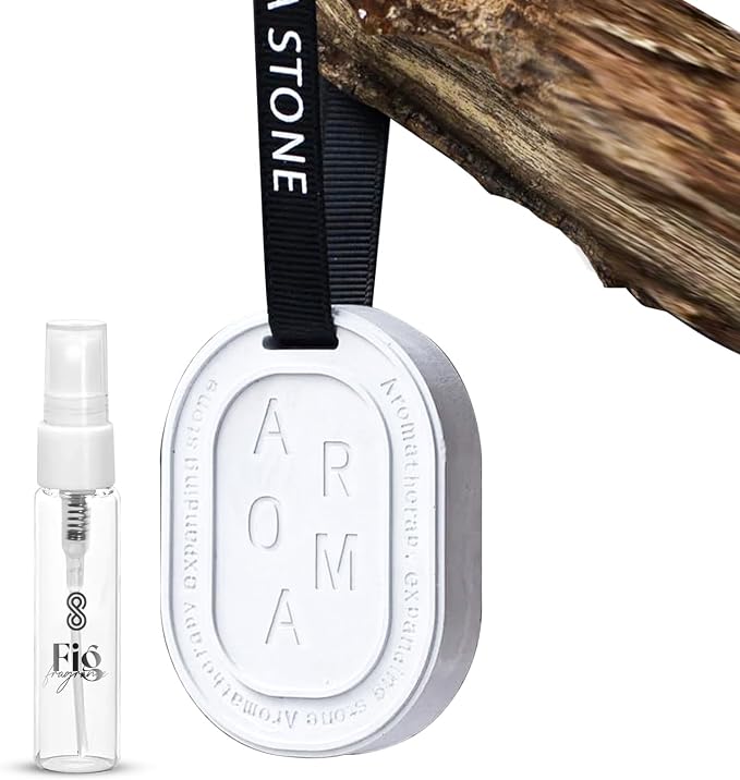SINT Diatomite Aroma Stone, Non-Electric Ceramic Diffusers and Aromatherapy Fragrance, White Ceramic Diffusers in Car or Desk Office Decor and Small Bathroom at Home