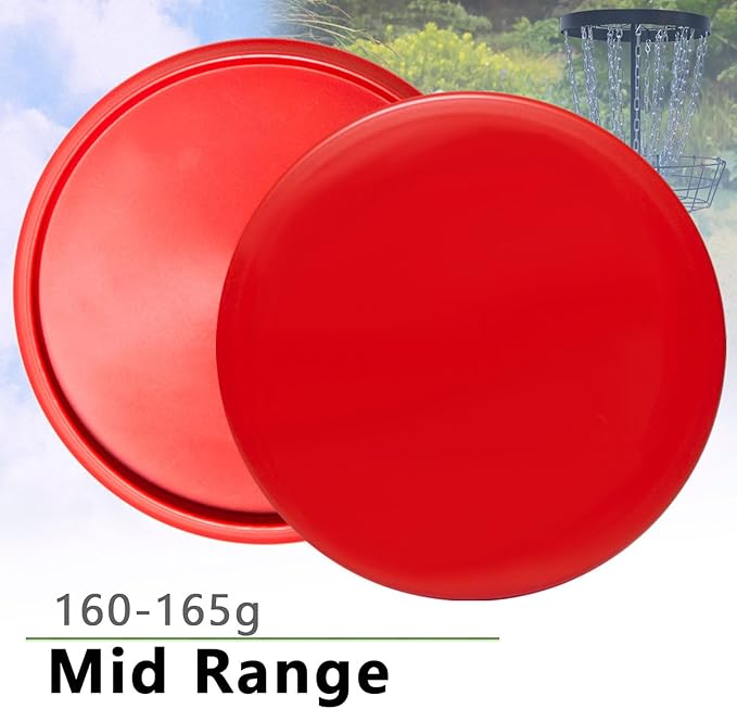 GOOSO Disc Golf Mid Range | Flying Golf Discs Set of 6 for Beginners – DIY Your Discs