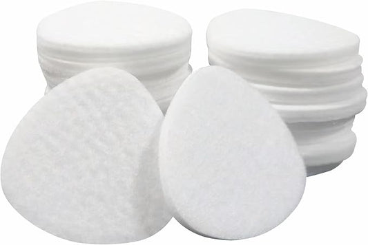 80 Pack White Refill Pads Compatible with Homedics Humidifier Essential Oil Diffuser Replacement Microfiber Triangle Tray Pads