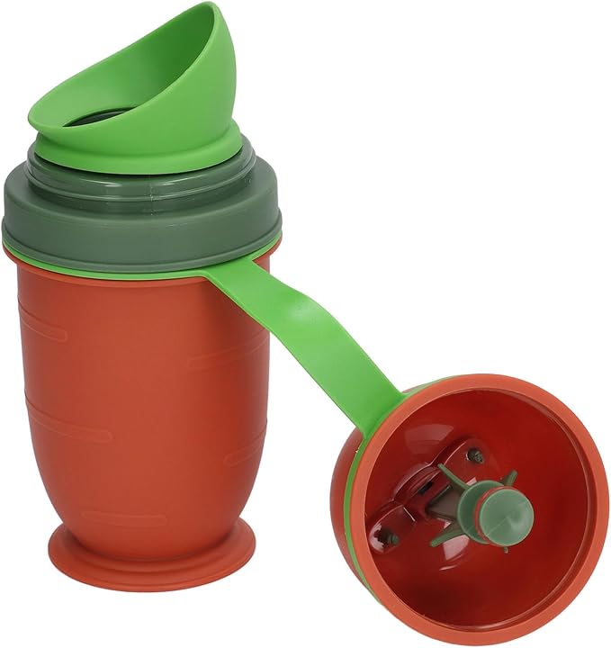 Garosa Toddler Training Cup with Handle, Portable Foldable Potty for Kids Travel Toilet Car Camping Emergency Use, Red