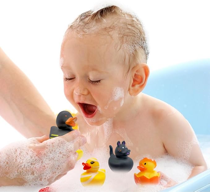 36 Pcs Halloween Rubber Ducks,Baby Showers Accessories Jeep Duckies Bath Toys for Kids Halloween Party Favors,Gift Exchange (Halloween)