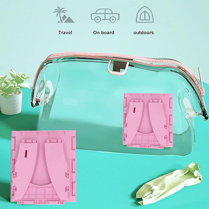 Portable Potty, Toddler Portable Potty Training Seat for Kids Baby Foldable Toilet Child Travel Potty in Car Camping Potty Chair Seat ()