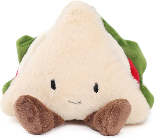 RECUR Sandwich Stuffed Animals Toy, Soft Food Plush,Cute Plushie 8 Inches, Adorable Gift for All Ages