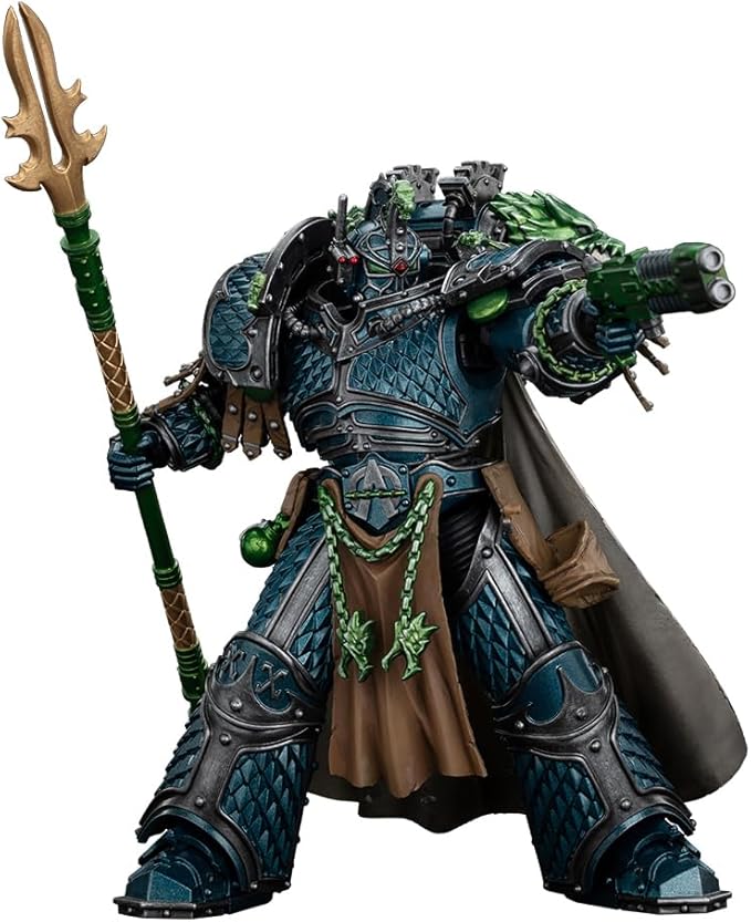 JOYTOY-Warhammer The Horus Heresy-1:18-Action Figure-Alpha Legion Alpharius, Primarch of The XXth Legion-Collection Model Birthday Gifts