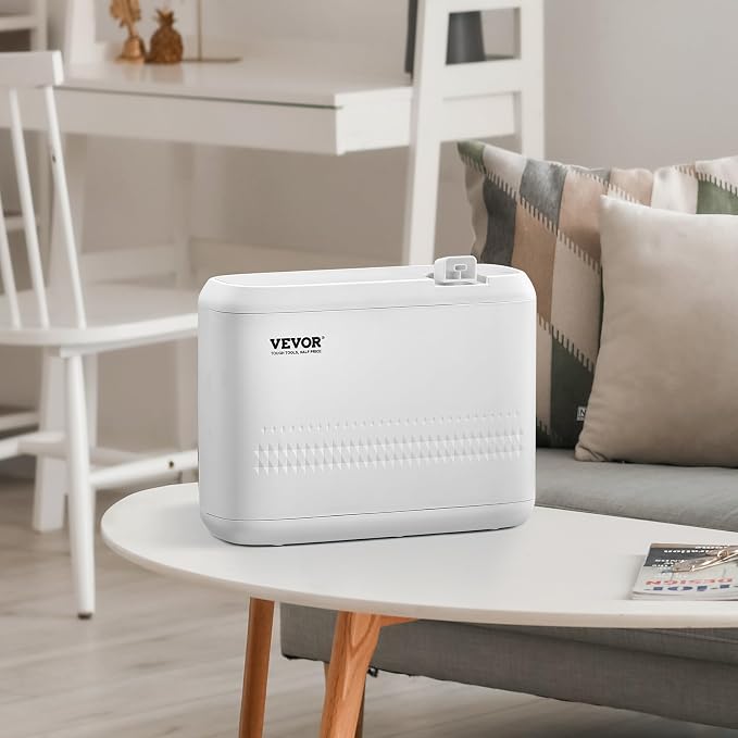 VEVOR Upgrade HVAC Scent Diffuser for Whole House, 850ml Bluetooth Smart Essential Oil Diffuser with Cold Air Tech, Waterless Scent Air Diffuser, Cover Up to 4500 Sq.Ft for Large Room, Hotel, Office