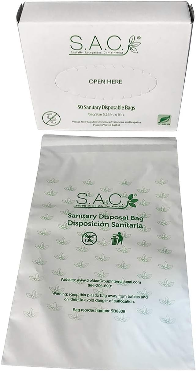Sanitary Napkin Disposal Bags pack of 4