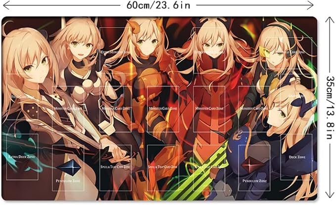 New Girl Playmat Sky Striker Ace - Raye CCG TCG Trading Card Game Mat + Free Bag (ZD014-487-A)