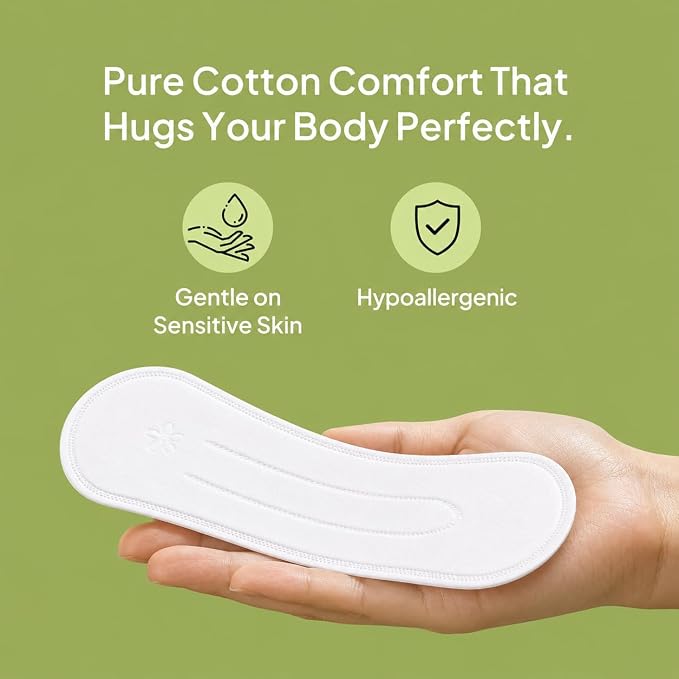 X9 Cotton Cover Panty Liners for Women, Long, 60 Count | Fragrance-Free, Light Absorbency, Soft Cover