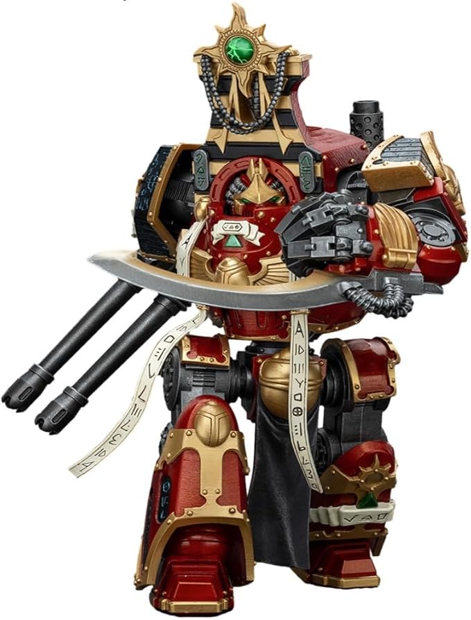 JOYTOY Warhammer 40K Thousand sons 11.9in Contemptor-Osiron Dreadnought with Gravis Force Blade and Gravis Autocannon 1:18 Scale Action Figure Mecha Joy Toy Collection Model