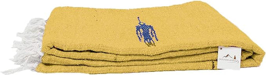 Open Road Goods Mexican Thunderbird Yoga Blanket, Handwoven Throw for Yoga, Meditation, and Home Décor – Versatile Blanket for Beach, Picnic, Camping, or Outdoor Use