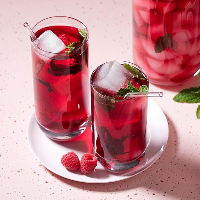 Harney & Sons Fresh Brew Iced Tea, Tangy Raspberry Black Tea, 15 Iced Tea Bags, Brews Up to 30 Quarts, Fruity Raspberry Flavor