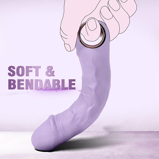 BGGOOD Adult Toys App Control Vibrators - 7.1 Inch Realistic Silicone Dildos with 9 Vibrations - Clitoris G Spot Dildo Vibrator Wand - Female Sex Toys for Women