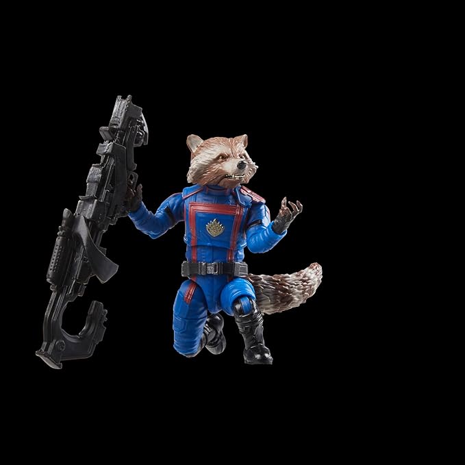 Marvel Legends Series Marvel’s Rocket, Guardians of The Galaxy Vol. 3 6-Inch Collectible Action Figures, Toys for Ages 4 and Up