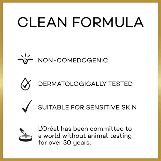 L'Oreal Paris Age Perfect Radiant Serum Foundation with SPF 50, Nude Beige, 1 Ounce