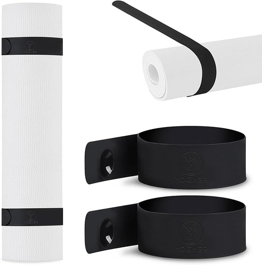 Yoga Mat Carrier Strap, Adjustable Thick Straps Sling for Carrying Large Mats, Stretching Band