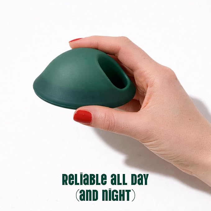 Shordy Reusable Menstrual Disc Set of 2 (Small & Large) Soft, Medical-Grade Silicone Period Discs with Easy-Grip Removal Leakproof 12-Hour Comfort Disco Menstrual – Alternative to Pads, Cups & Tampons